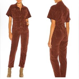 Free People Brown Jumpsuit